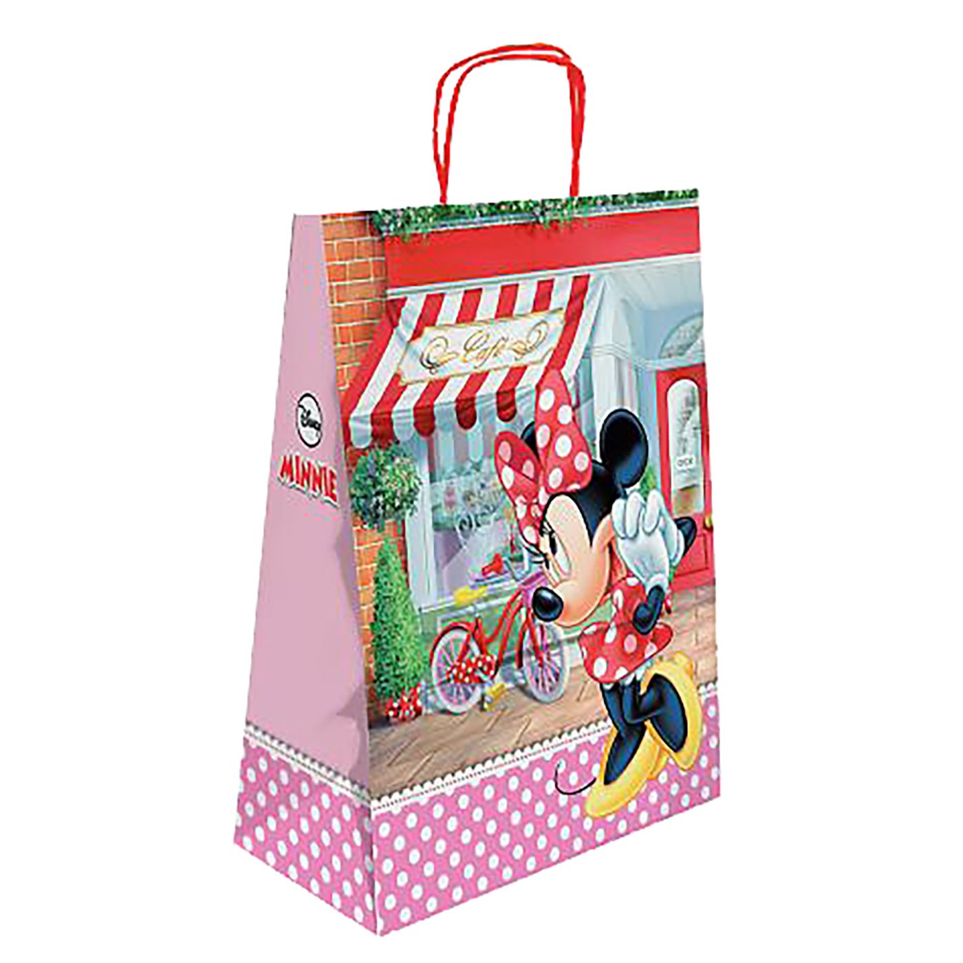 ΤΣΑΝΤΑ ΔΩΡΟΥ ΧΑΡΤΙΝΗ MINNIE ΡΟΖ(40cm) 40x32x14cm Disney - 25 ΤΕΜ