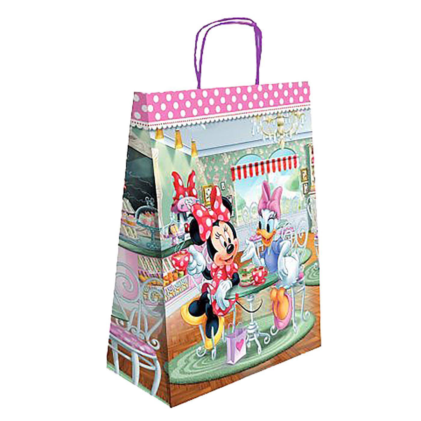 ΤΣΑΝΤΑ ΔΩΡΟΥ ΧΑΡΤΙΝΗ MINNIE-DAISY(40cm) 40x32x14cm Disney - 25 ΤΕΜ