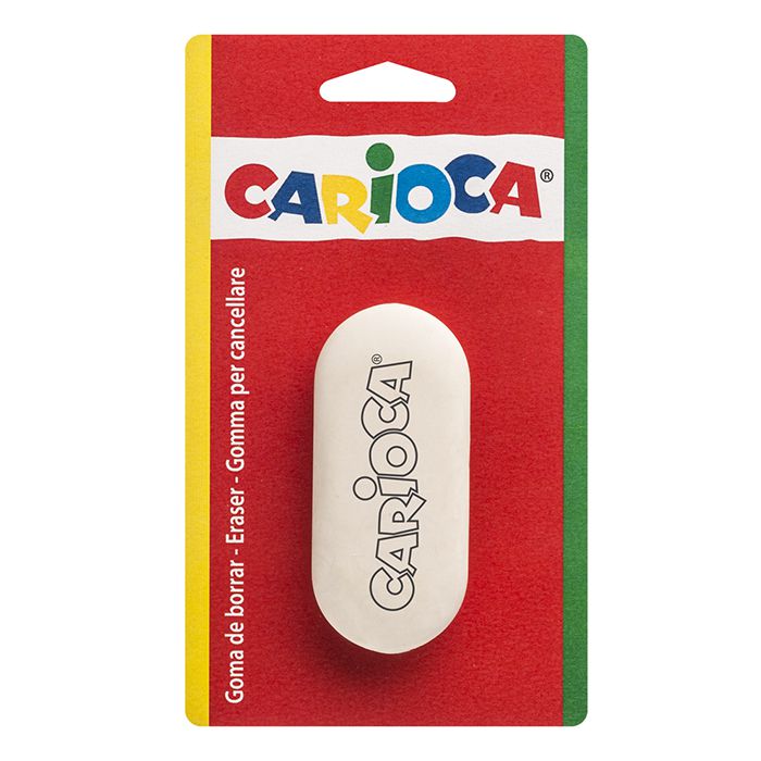 ΓΟΜΑ ΛΕΥΚΗ CARIOCA BLISTER 6x3cm Carioca 40142 50-669