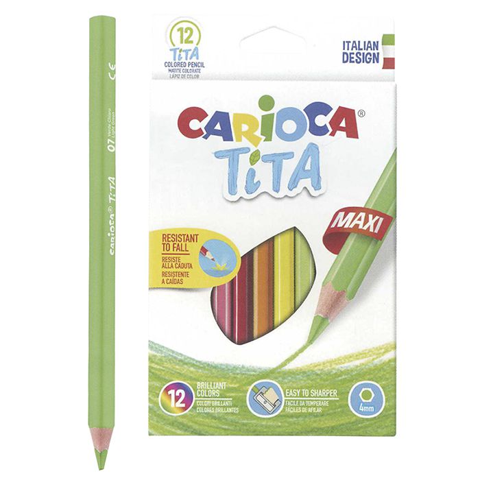 ΞΥΛΟΜΠΟΓΙΑ CARIOCA JUMBO ΣΕΤ=12ΧΡΩΜΑΤΑ Carioca 42789 60-390