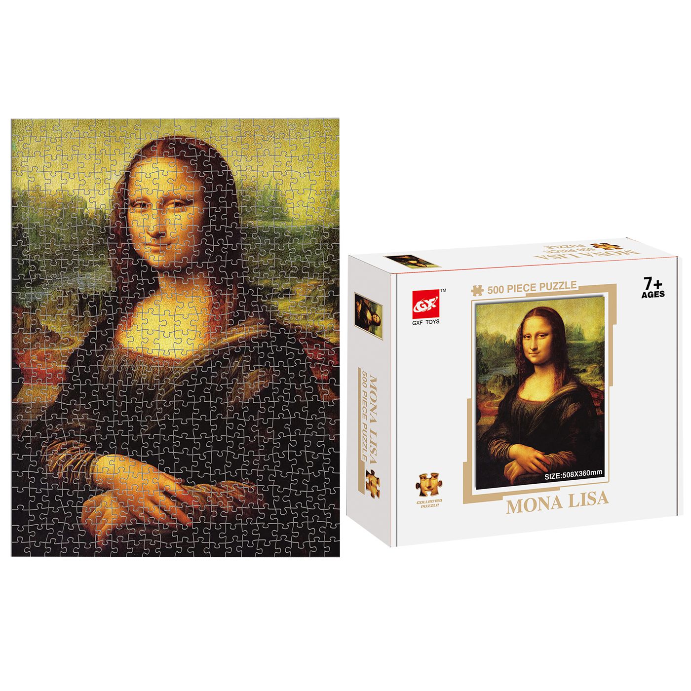 ΠΑΖΛ 500 ΤΕΜ MONA LISA 23x18x5cm ToyMarkt 891779 69-1759